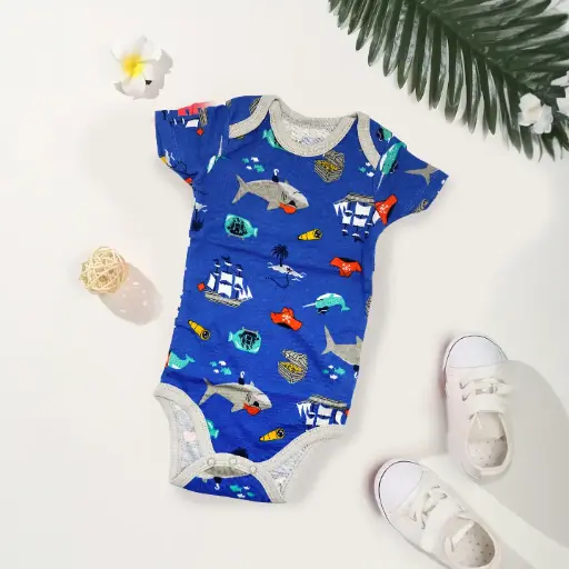 Baby Romper (Ocean)