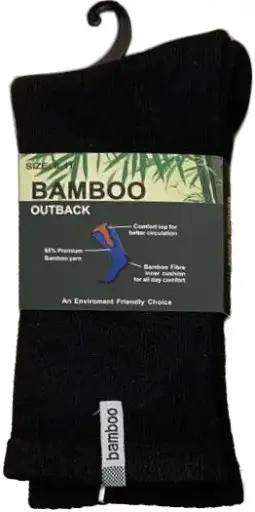 [9318557705035] Bamboo Socks (6-11, Outback)