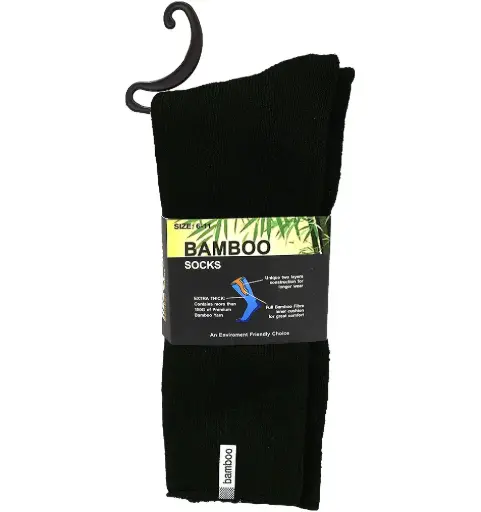 [9318557704137] Bamboo Socks (6-11, Work)