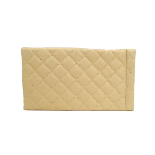 [9337217027348] BrightEyes VCS998 Quilted Large Frog Mouth Case (Gold)