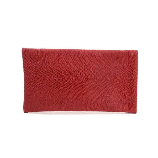 [9337217027379] BrightEyes VCS998 Snake Skin Frog Mouth Case (Red)