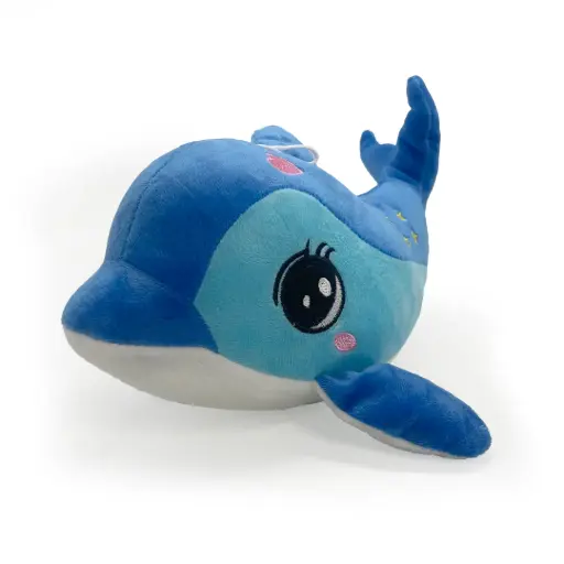[9340457033345] Mini Mates Dolphin Large Plush | 24cm (Blue)