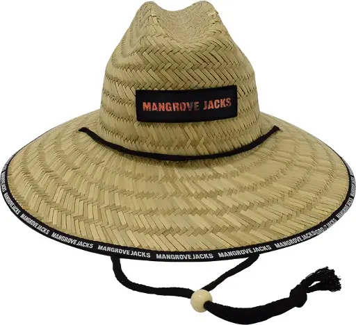 [9337217007319] Mangrove Jacks Straw Hat (Black)
