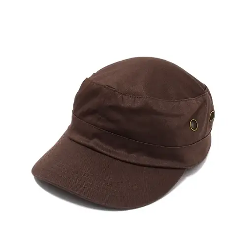 [9340457004390] Rocko's Military Caps (Brown)