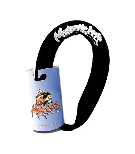 [9340457014405] Mangrove Jacks Neoprene Floating Cord (Black)