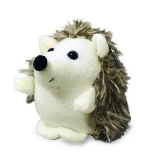 [9340457033246] Mini Mates Porcupine Keyrings Plush | 10cm (White)