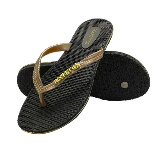 [9340457022042] Rockette's Platinum Weave (Black/Gold, 09)