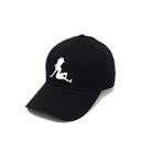Rocko's 6 Panel Cap Mud Flap Girl Black/White