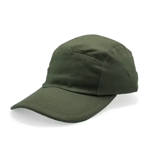 [9340457030252] Rocko's 5 Panel Steamer Cap (Olive)