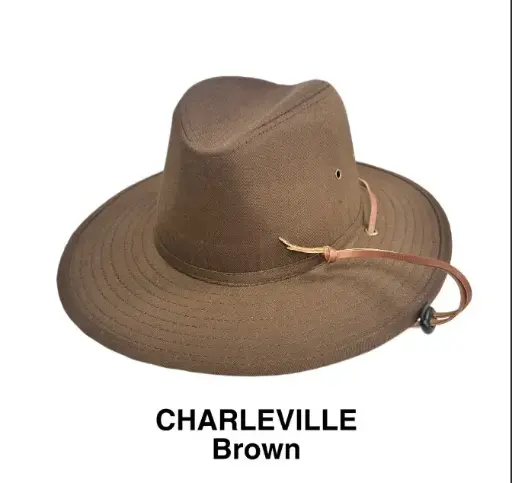 [9340457031846] Rocko's Straw Hat Platinum Range (Brown, Charleville)