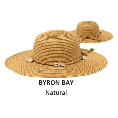 [9337217026501] Rocko's Straw Hat Premium Range (Natural, Byron Bay)