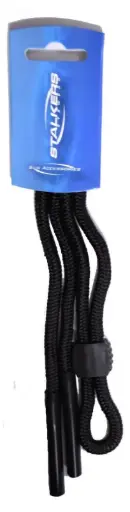 [9337217038078] Stalkers Rubber Tip Sunglass Cord (Black)