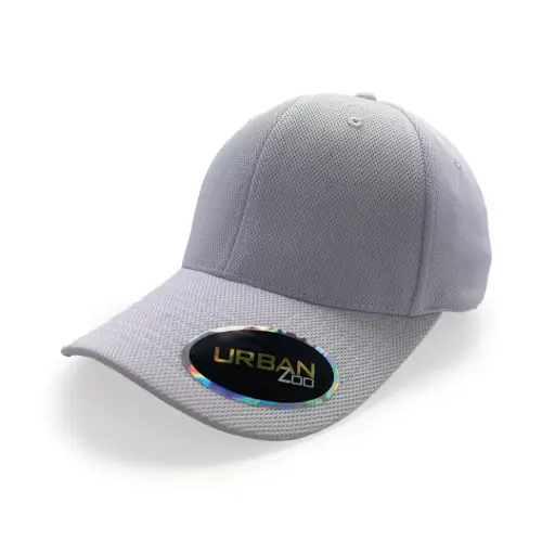 [9358517018409] Urban Zoo Flushing 108 Sports 6 Panel Fitted  (White, L/XL)