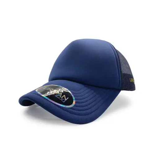 [9358517018287] Urban Zoo Harlem 104 Foam Trucker Snapback OSFA  (Navy)