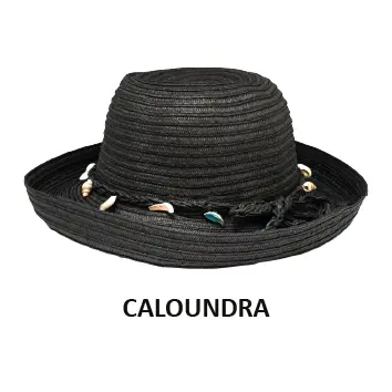[9337217026464] Rocko's Straw Hat Premium Range (Black, Caloundra)