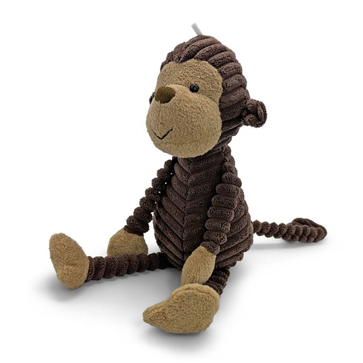 [9340457032782] Mini Mates Cord Monkey Large Plush | Brown | 33cm