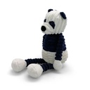 Mini Mates Cord Panda Large Plush | Black/White | 33cm