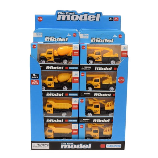 [9347864024485] Diecast Single Construction Vehicle