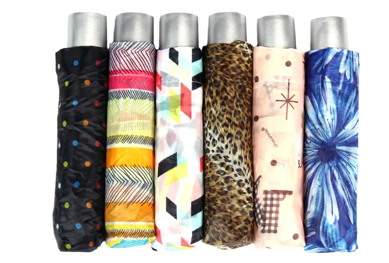 Drizzle Patterened 3 Fold Umbrella