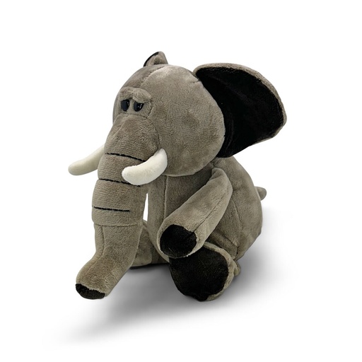 [9340457031662] Mini Mates Elephant Large Plush | Grey | 23cm