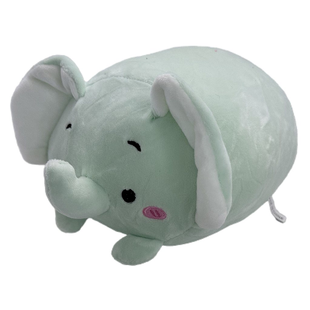 Mini Mates Elephant Medium Plush | Green | 19cm