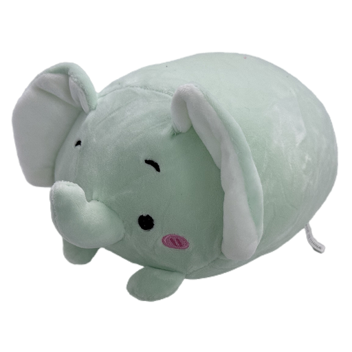 [9340457032430] Mini Mates Elephant Medium Plush | Green | 19cm