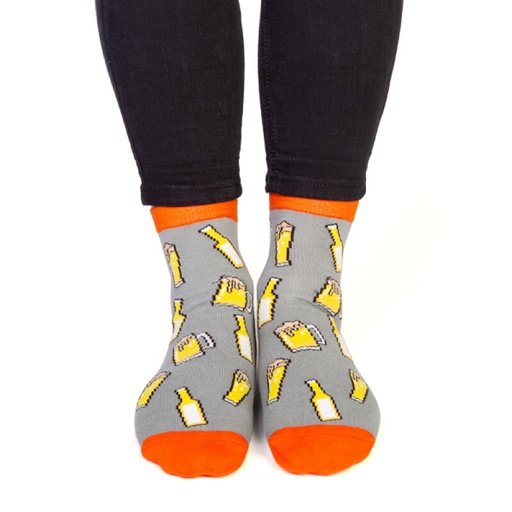 [9337217020271] Feet Speak Beer Socks