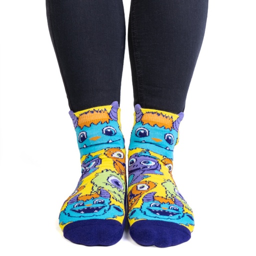 [9318051144286] Feet Speak Monsterlings Socks