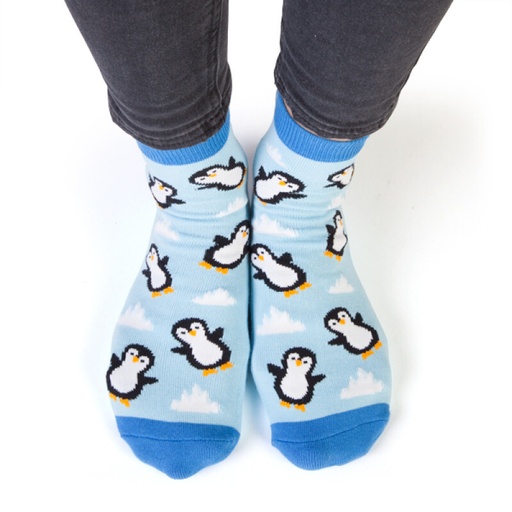 [9318051129757] Feet Speak Penguin Socks