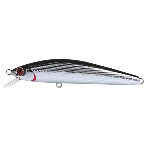 [8887113479501] FishArt Avalanche Hard Body Minnow Floating Fishing Lure | 65mm 4g | Black Silver