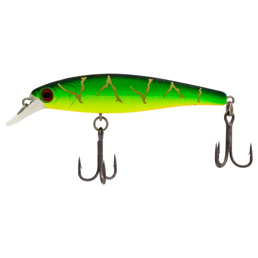 FishArt Jerkin' Shad Suspending Fishing Lure | 83mm 10g | Fire Tiger