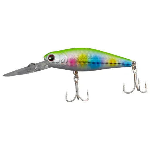 [8887113478870] FishArt Magnus Floating Minnow Fishing Lure | 75mm 10g | Yellow Candy