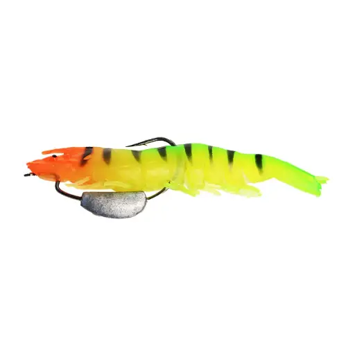 [8887113667915] FishArt Supa Shrimp | 3.5" 12g | Fire Tiger