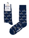 Foot-ies Corona Organic Cotton Socks Corona Logo Navy Size 8 to 13