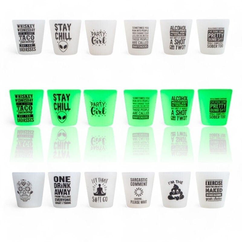 Glow In The Dark Shot Glass