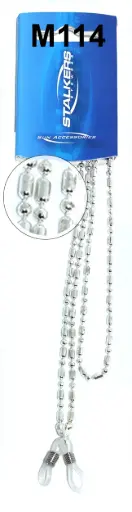 [9337217035534] Stalkers Metal Sunglass Cord (Beaded)