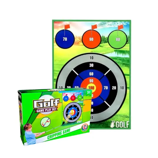 [9340457036322] Golf Chipping Game Mat Set