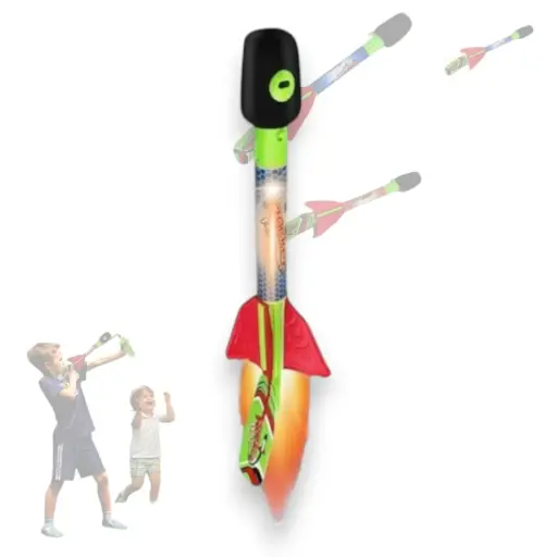 [9340457036452] Bang Bang Rocket Launcher w Light