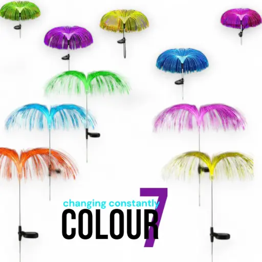 [9340457029256] Outdoor Solar Jellyfish Lights