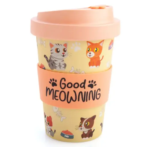 [9318051145580] Eco-To-Go Cat Bamboo Travel Mug 