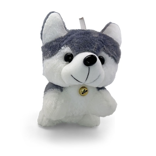 [9340457031471] Mini Mates Husky Large Plush | Grey | 28cm