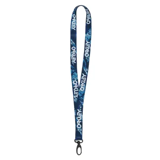 [8056153280648] Oakley Wanderlust Lanyard FOS901051 (Tiger Mountain Camo Blue)