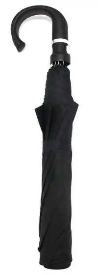 Drizzle 2 Fold Hook Umbrella Black