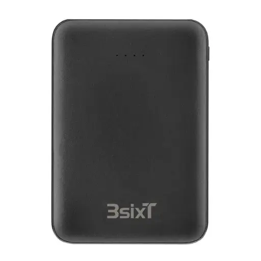 [9318018148081] 3SIXT Power Bank | Black | 5000 mAh