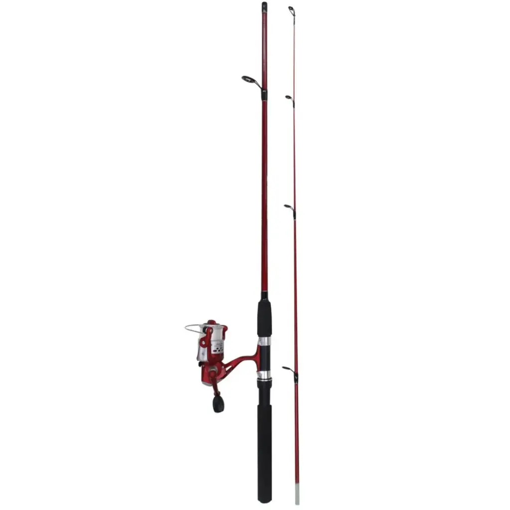 Wilson Hassle Free Combo Fishing Rod | 6'6" | 662/HF3000 | Red