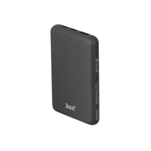 [9318018154679] 3SIXT JetPak Basix 2.0 Power Bank | Black | 5000 mAh