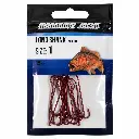 Mangrove Jacks Long Shank Hook Red | Size 1 | 15 Pack