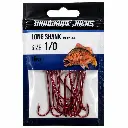 Mangrove Jacks Long Shank Hook Red | Size 1/0 | 15 Pack