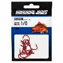 Mangrove Jacks Suicide Hook Red | Size 1/0 | 10 Pack