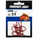 Mangrove Jacks Suicide Hook Red | Size 2/0 | 10 Pack